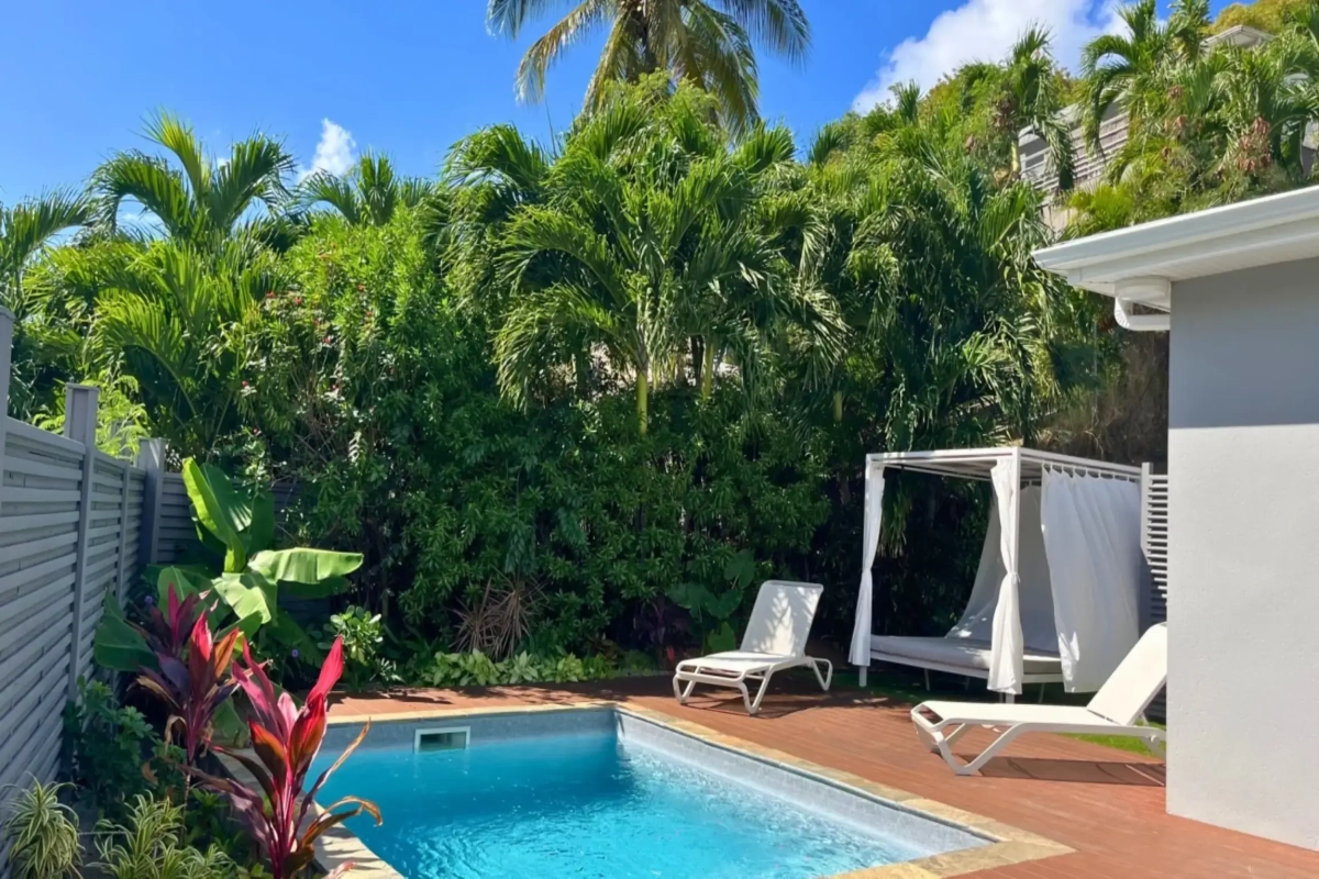 Location villa martinique 8 personnes  - piscine 2